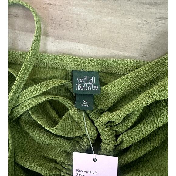 Wild Fable Responsible Style Green Halter Dress Size XL - Picture 3 of 7